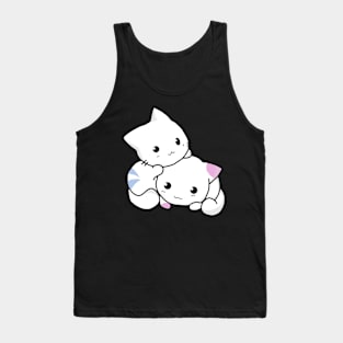 Two Cute Cats Tank Top